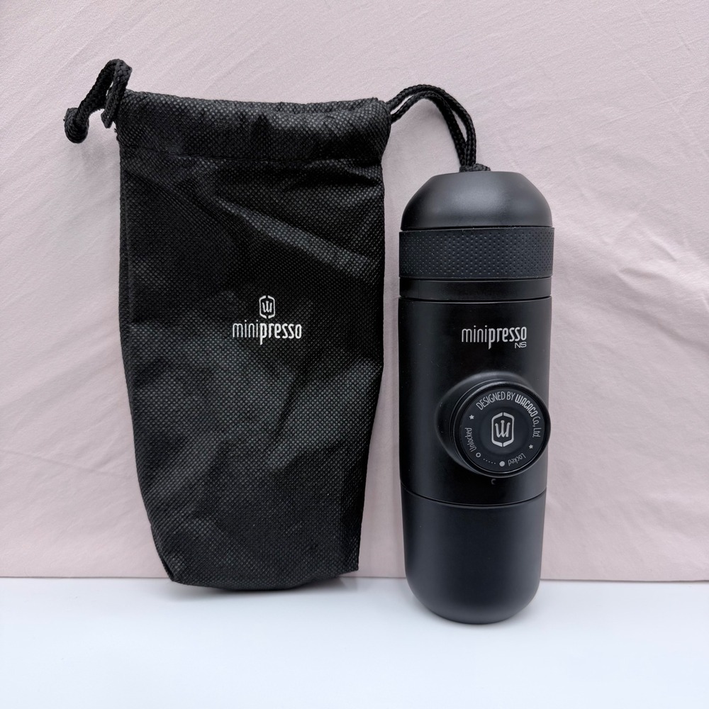 Wacaco Minipresso NS Portable Espresso Machine Black Handheld Coffee Maker